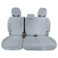 thumbnail image 1 of For Toyota Sienna 2011-2020 FH Group Neoprene Waterproof Custom Fit Car Seat Covers - 3rd Row Solid Gray, 1 of 6