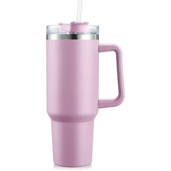Vaso Térmico de Acero Inoxidable E T EASYTAO 40OZ Taza Termica Morado