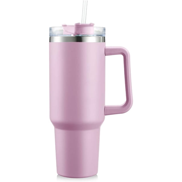 Vaso Térmico de Acero Inoxidable E T EASYTAO 40OZ Taza Termica Morado