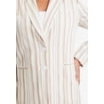thumbnail image 6 of Jessica London Women's Plus Size Casual Long Sleeve Linen Blazer Jacket with Pockets, 6 of 6