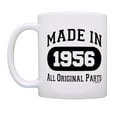 thumbnail image 6 of ThisWear 70th Birthday Mug Made in 1956 Original Parts 70th Birthday Party Decor 11oz Ceramic Coffee Mug with Handle White, 6 of 8