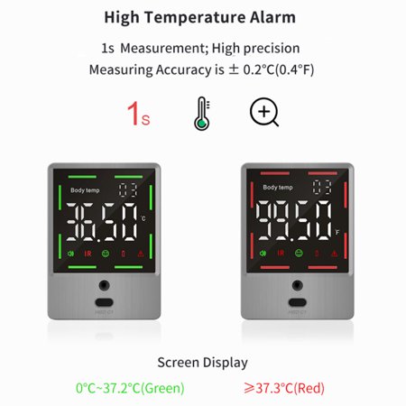 Wall-mounted Infrared Thermometer Body Temperature ...
