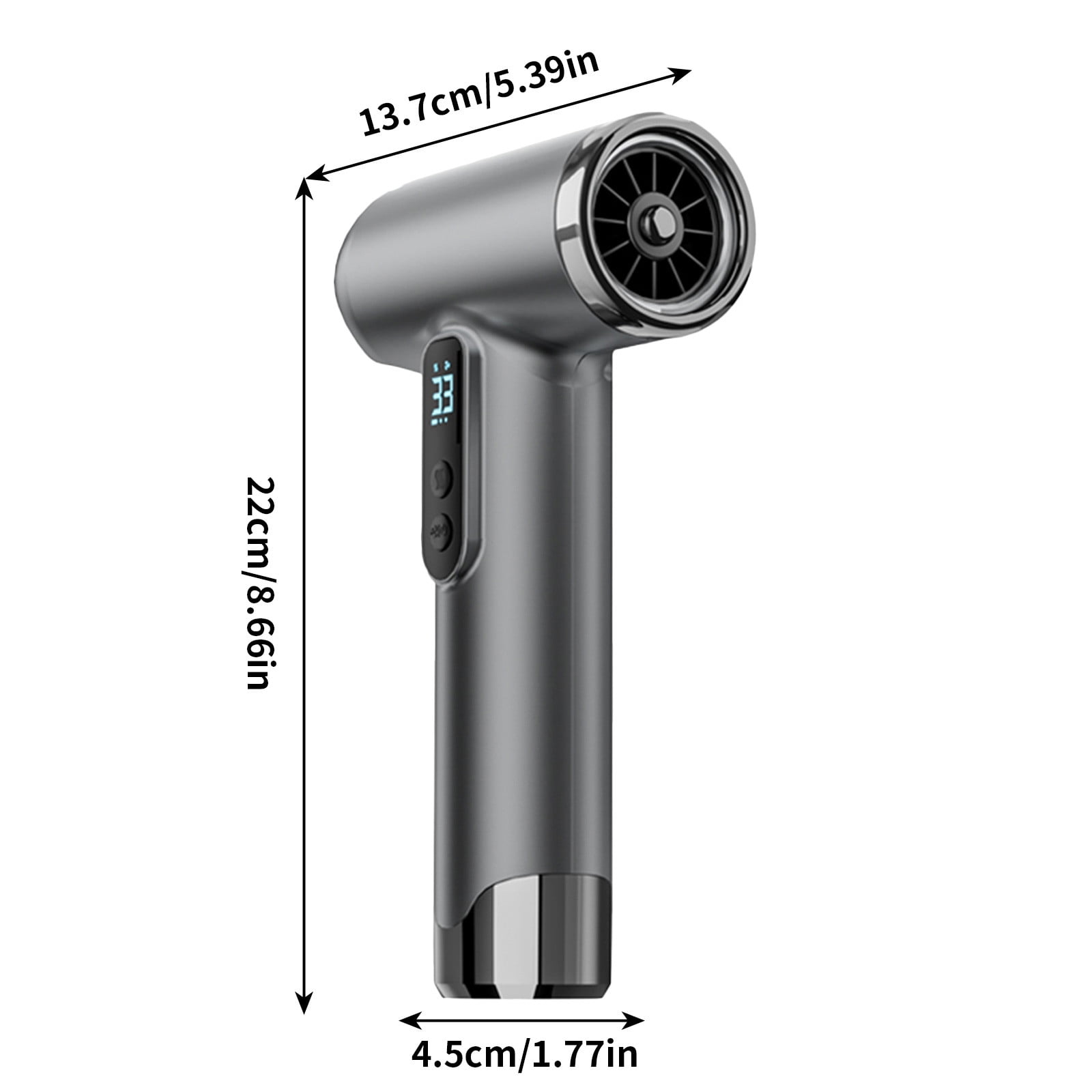 Tuscom Cordless Hair Dryer 100,000RPM USB Rechargeable - 15,000mAh Battery, 200W Fast Drying, Lightweight & Portable for Travel, Home, Camping