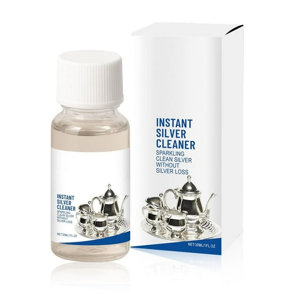 SLYNSHome Jewelry Cleaner,Multi-Purpose Silverware Multi-Purpose Jewelry Cleaners for Silver, Gold, Diamonds and Eyeglasses