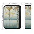 thumbnail image 3 of WERPE Trees Water Sky Car Seat Belt Cover Safety Seatbelt Protector Comfortable Car Seat Strap Pads Ideal for Car Interior Accessories 1Pcs, 3 of 5