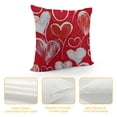 thumbnail image 4 of Qinduosi Valentines Day Pillow Cover Inch Heart Decoration Holiday Home Decorative Cushion Case for Sofa Couch Decor AA, 4 of 5