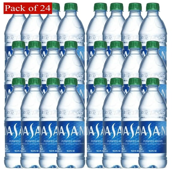 DASANI Purified Water Bottles (16.9 Fl Oz 24 Bottle Pack)
