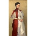 thumbnail image 2 of John Singer Sargent 14x24 Black Ornate Framed Double Matted Museum Art Print Titled: Portrait of Mrs. Robert Harrison (1886), 2 of 5