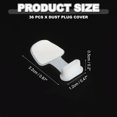 thumbnail image 2 of Tapón de polvo USB Tipo C Uxcell, cubierta de tapón anti polvo, tapa de carga, cubierta de puerto protector extremo hembra para USB blanco, 2 of 6