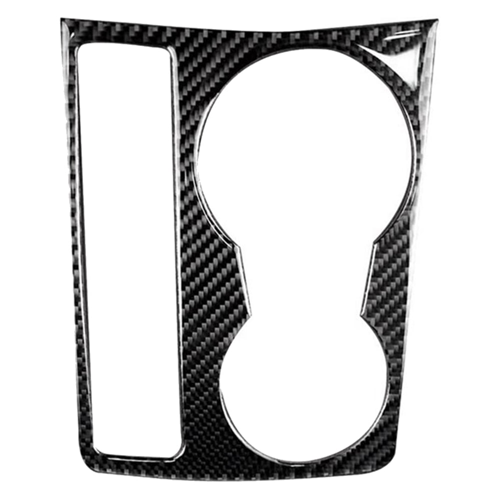 Carbon Fiber Water Cup Holder Frame Cover Trim for Audi A4 A5 S4 S5 A15 