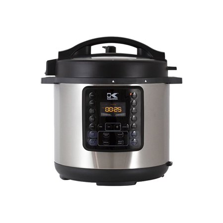 Kalorik 8 Quart 10-in-1 Multi Use Pressure Cooker, Stainless Steel