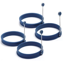 Norpro Silicone Round Pancake/Egg Rings, 4 Pieces