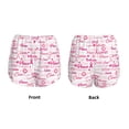 thumbnail image 3 of Balery Breast Cancer Ribbons Awareness Pantalones cortos deportivos para mujer con forro y dos bolsillos, elásticos, para entrenamiento, gimnasio, yoga-Small, 3 of 7