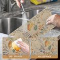 thumbnail image 3 of Colorful Flower and Leaf Placemats Set of 6 Place Mats for Kitchen Table Washable Farmhouse Linen Table Mats Dining Decoration 12x18 Inch, 3 of 6