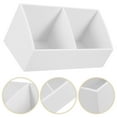thumbnail image 2 of MRLESS White Plastic Tea Bag Organizer Box for Tea Packets, Sugar Bags Storage Container, Countertop Coffee Station Bin, Tea Chest, 2 of 8