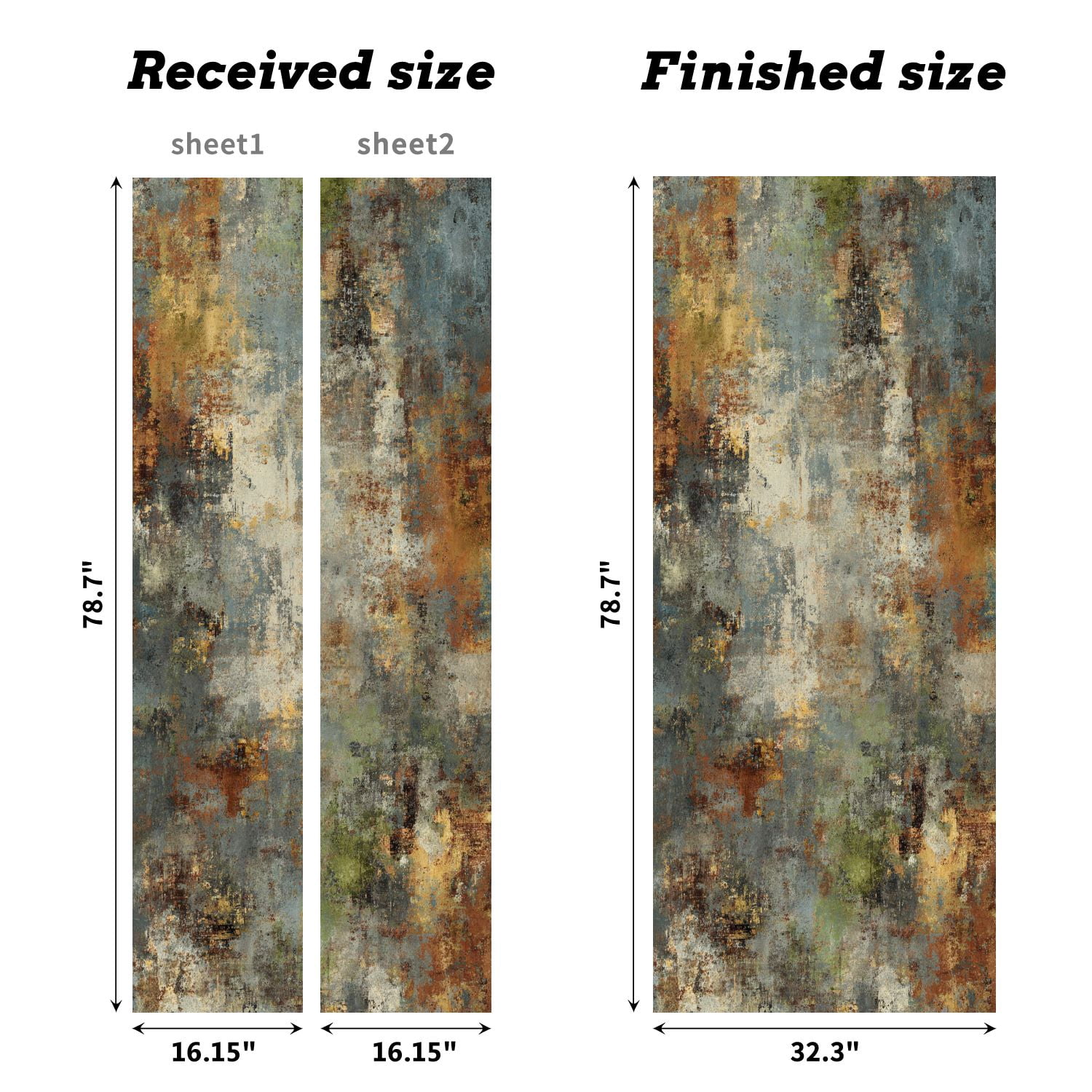 Self Adhesive Vinyl Refrigerator Wrap Set Copper Door Mural Removable Fridge Sticker Peel and Stick&nbsp;Full Door Cover Decal Kitchen Bar Decor