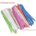 thumbnail image 4 of Palitos de papel para piruletas, papel kraft para hornear, corbata de seda, corbata de color para envolver alimentos, palitos de papel de seda, 4 of 4