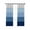 Blue, variant on Blue Aqua Ombre Blackout Curtains 63 Inches Long for Bedroom, Modern Abstract Art Farmhouse Striped Thermal Insulated Room Darkening Black Out Window Curtain Panels Grommet Drapes for Living Room