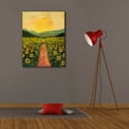 thumbnail image 4 of Epic Graffiti 'Sunflower Plantation'  by Andreas Magnusson Canvas Wall Art, 26" x 34", 4 of 8