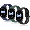 thumbnail image 1 of wonima11 Bands for Xiaomi Redmi Watch 5 Lite/Redmi 5 Active Straps, 3 Pack Soft Silicone Strap Replacement Wristbands Compatible with Xiaomi 5 Lite/Watch 5Active, 1 of 1