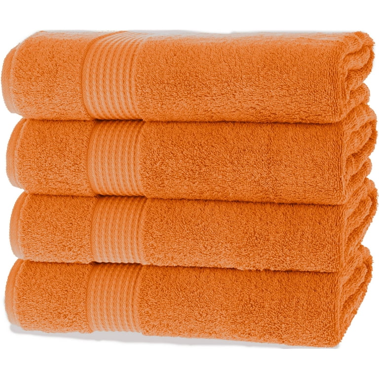 Maura Basics Performance Bath Towels with Hanging Loop. 30”x56” American  Standard Towel Size. Soft, Durable, Long Lasting and Absorbent 100% Turkish