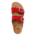 thumbnail image 6 of Time and Tru Women's Two Band Slide Sandals, 6 of 7