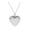 3, variant on HUANLEDASH Heart Photo Locket Pendant Necklace Photo Frame Promise Love Keepsake Necklace Polished Alloy Adjustable Length Retro Style Valentines Day Gift Anniversary Jewelry