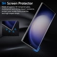 thumbnail image 6 of Cnarery Galaxy S23 Ultra Privacy Screen Protector, 9H Shatterproof Premium Privacy Tempered Glass Film  ( Doesn’t Support Fingerprint Sensor), [3D Curved] [Scratch Resistant] [Case-Friendly], 6 of 7
