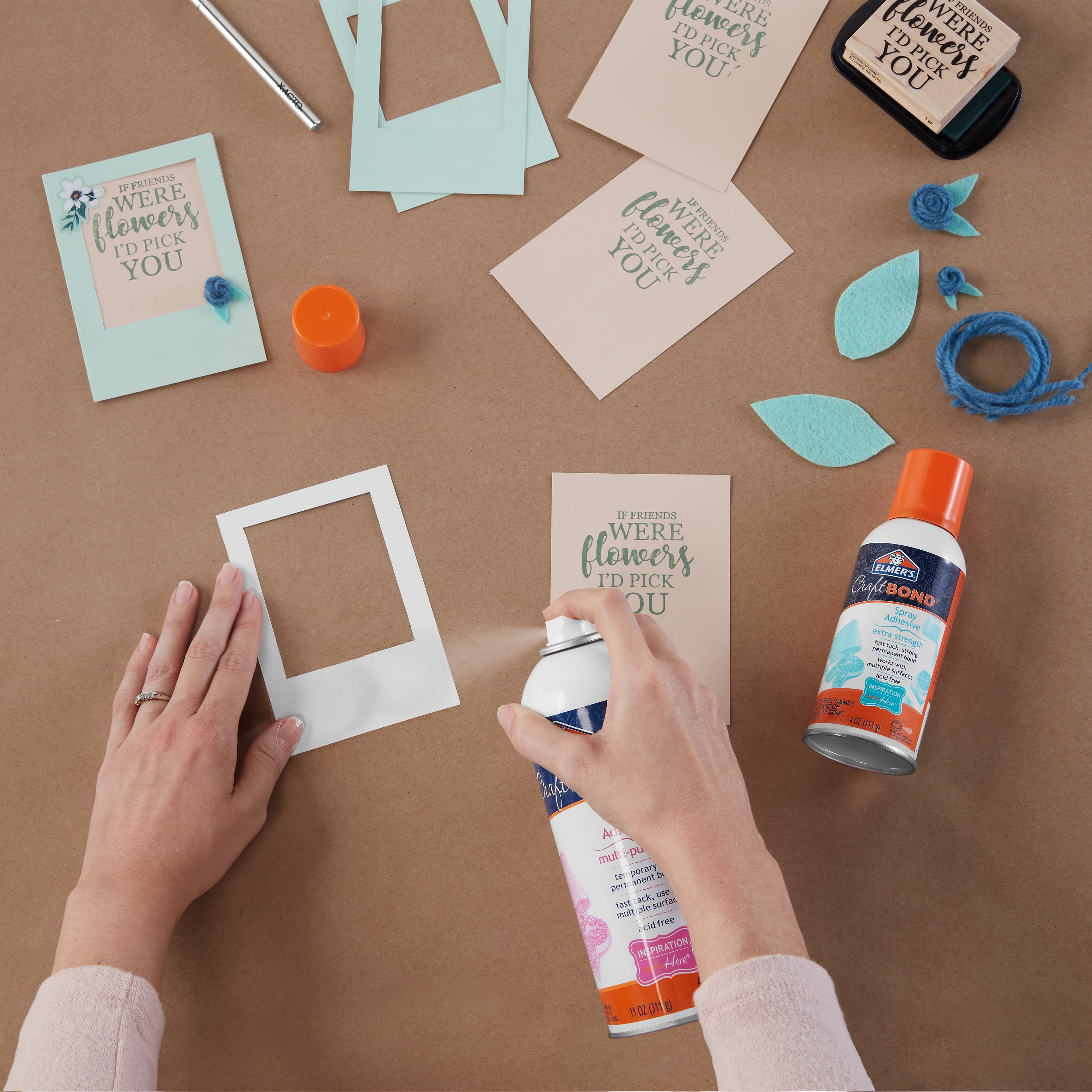  Elmer's Craftbond Multi-Purpose Spray Adhesive, 11 oz, White :  Tools & Home Improvement