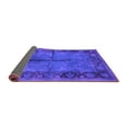 thumbnail image 2 of Ahgly Company Indoor Round Oriental Purple Industrial Area Rugs, 3' Round, 2 of 4