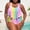 Pink, variant on asdoklhq Womens Modest Swimsuit Tankini Bathing Suits Floral Women's Fashion Printed Swimwear Two Piece Multicolor Cover Up Mesh Swimsuit Set Pink 4X