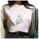 thumbnail image 1 of Puntoco - Camiseta holgada con cuello redondo para mujer con estampado de pájaro pequeño y animal Puntoco Puntoco-33, 1 of 9