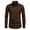 Coffee, variant on EYNMVR Men's Dress Shirts Solid Long Sleeve Stretch -Free Formal Shirt Business Casual Button Down Shirts