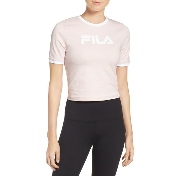 Fila Womens Tionne Logo Crop Tee Size L