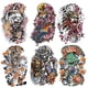 thumbnail image 2 of Tatuaje Temporal 6 uds tatuaje temporal Animal tatuaje pegatinas manualidades cuerpo arte completo falso Tatoo (F) Likrtyny Libre de BPA, 2 of 4