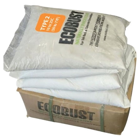Ecobust 5006111 11 lbs Type 2 50F to 77F Expansive Demolition Agent ...