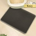 thumbnail image 1 of Waterproof Pet Cat Litter Mat Double Layer Pet Litter Box Mat Non-slip Sand Cat Pad Washable Bed Mat Clean Pad Products, 1 of 5