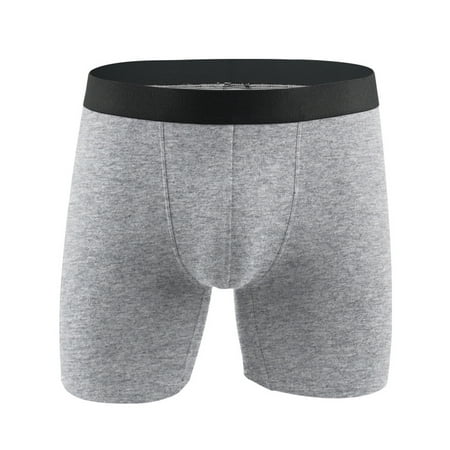 Summer Savings Clearance MIANHT Plus Size Men s Underwear Cotton Large Size Fatty Men s Underpants Extra Long Sport Solid Color