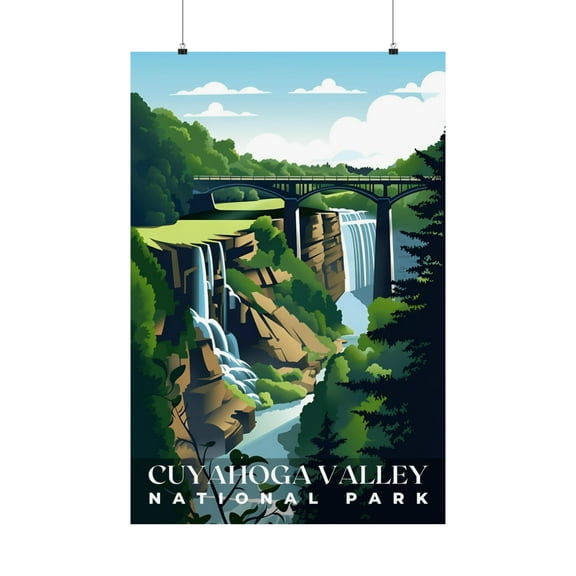 ELNEIT - Cuyahoga Valley National Park Poster, Unframed Matte Paper, S01