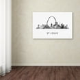 thumbnail image 4 of Trademark Fine Art 'St Louis Missouri Skyline WB-BW' Canvas Art by Marlene Watson, 4 of 4