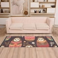thumbnail image 5 of Sloth Russian Dolls Leaves Runner Rug Machine Washable Area Rugs Carpet Non Slip Entryway Mat for Bedroom Entryway Front Door, 5 of 7