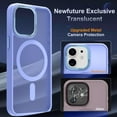 thumbnail image 4 of TEMOGU-Designed for iPhone 11 Case with Strong Magnetic [13 FT Military Drop Protection] [Compatible with Magsafe] Slim Translucent Matte Shockproof with Anti-Fingerprint Phone Case, Light Purple, 4 of 4