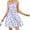White Print, variant on Weardear Women's Floral Summer Dress Square Neck Sleeveless A Line Mini Dress with Pockets