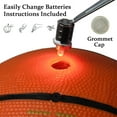 thumbnail image 2 of GlowCity LED Light-Up Basketball, Impact Activated Glow-in-The-Dark, Batteries Included, Size 6, 2 of 6