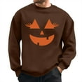Jzuxvd Mens Big And Tall Halloween Sweatshirt Crew Neck Halloween