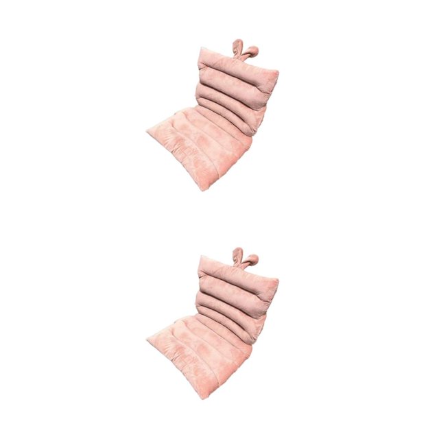 Advancent Cojín para silla, banco perezoso, Tatami, colchón de felpa, respaldo, cojines de asiento gruesos, alfombrilla para el hogar para Rosa 45*85cm 2piezas