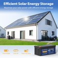 12V 300Ah LiFePO4 Lithium Battery, 300A BMS, 5000+ Deep Cycles, GOLDENMATE Battery for RV, Solar, Marine, Trolling Motor, Golf Carts, Backup Power