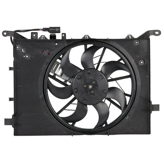 Condenser Or Radiator Cooling Fan Assembly For Volvo S60 S80 V70 XC70 - BuyAutoParts