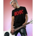 thumbnail image 3 of AC/DC Red Jagged Logo Band Power Up Back and Front Tee for Men T-Shirt Large Black, 3 of 4