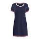 thumbnail image 1 of Gibobby Ropa de dormir para mujer con encaje Día de San Valentín Camisón informal verano para mujer, y cómodo, cuello redondo, suelto, en contraste, manga corta, mul(Marina,M), 1 of 4